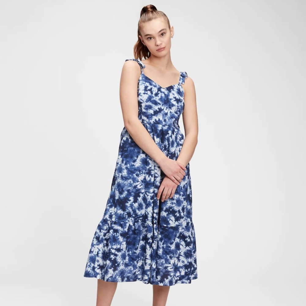 Gap V-Neck Cami Midi Dress size 6. Never worn